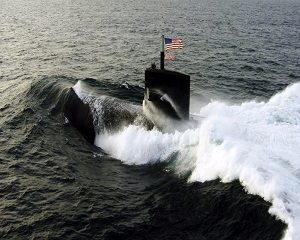 submarine at sea
